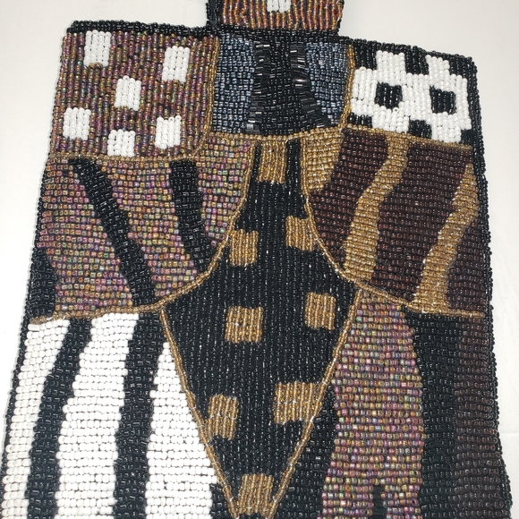 Vintage hand beaded bag - Picture 3 of 6